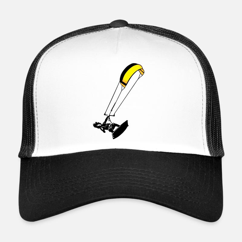 Kitesuf flex - Trucker Cap - white/black