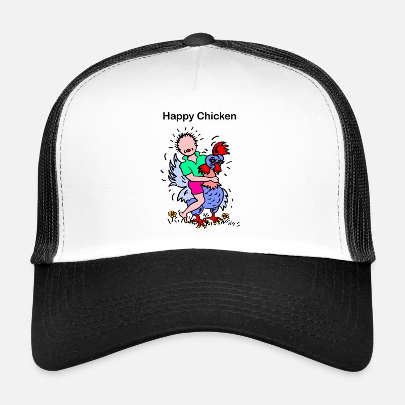 Happy Chicken Trucker Cap