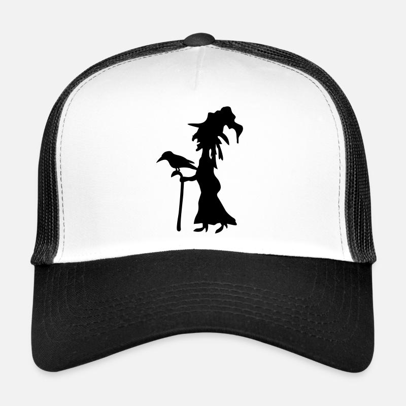 Silhouette Abstraite Sorcières Casquette trucker 