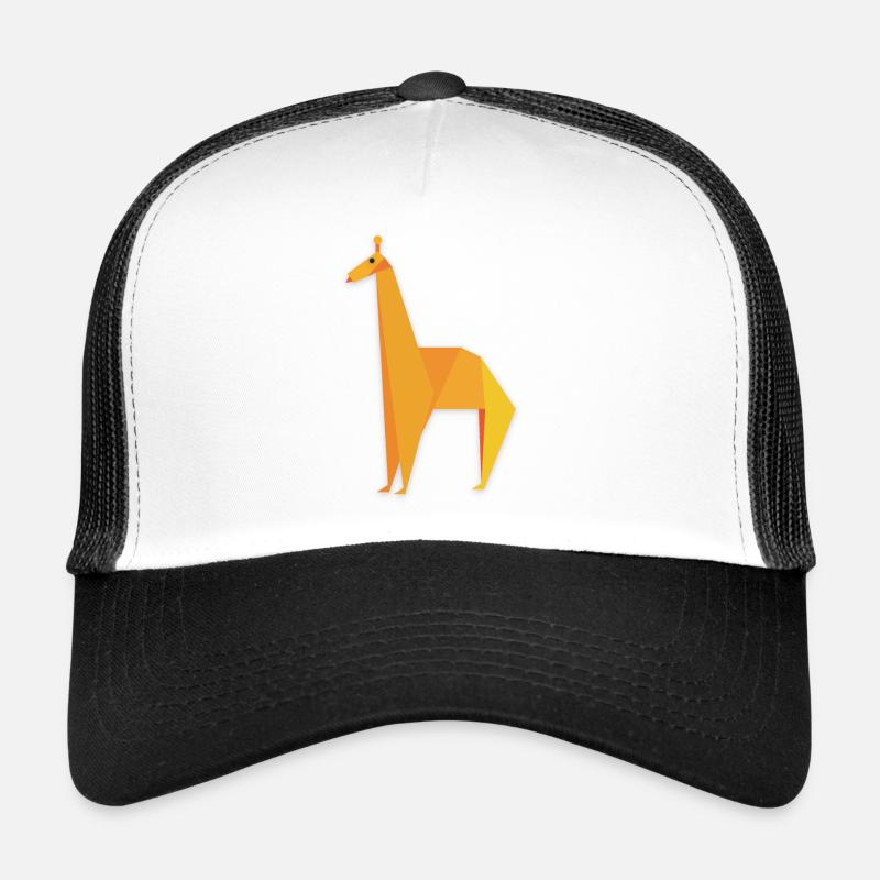 Coole Giraffe - Trucker Cap - Weiß/Schwarz