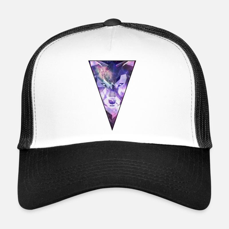 Space Wolf - Trucker Cap - Weiß/Schwarz