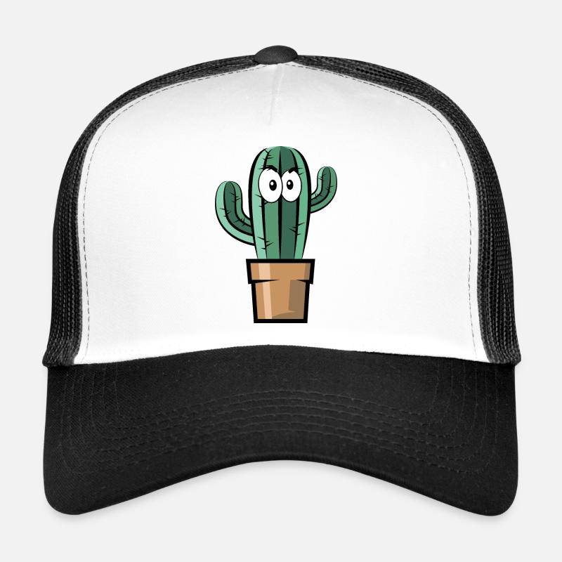 Comic Cactus Symbol Gift Idea Comic Fun Cactus Trucker Cap