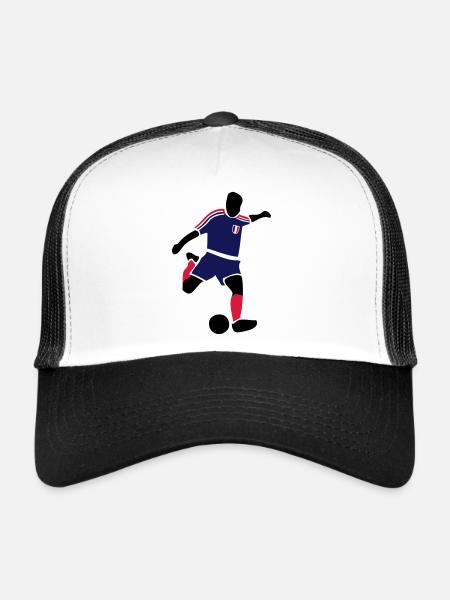Soocer - France - Trucker Cap - white/black - Front