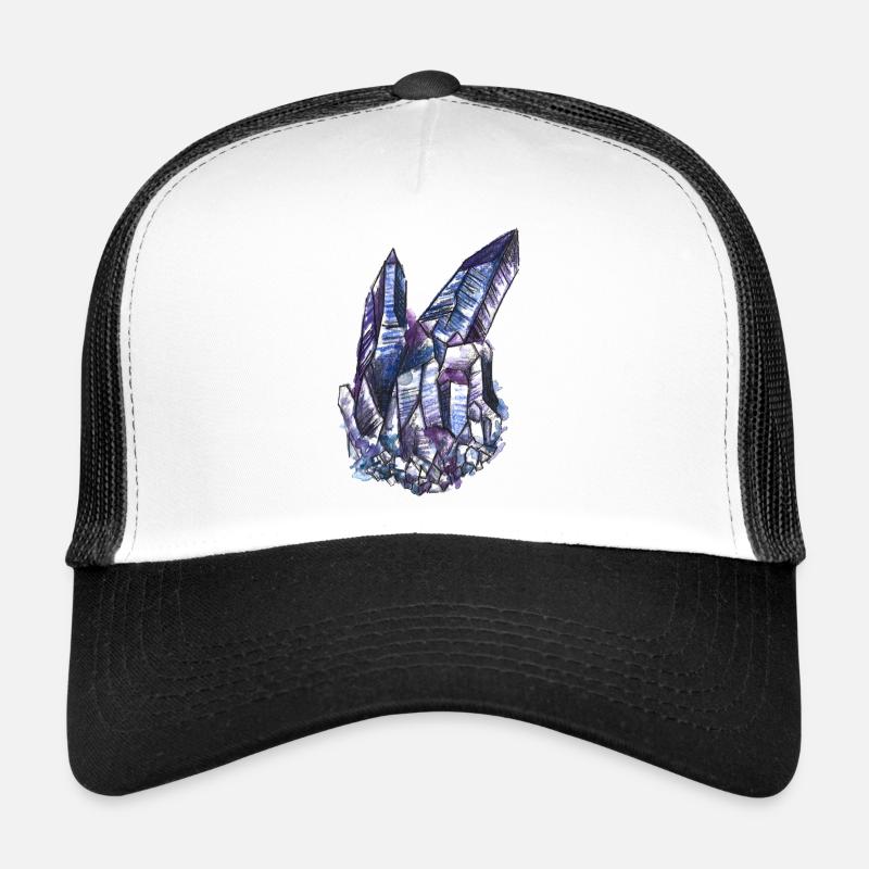 Minerals - Trucker Cap - Weiß/Schwarz
