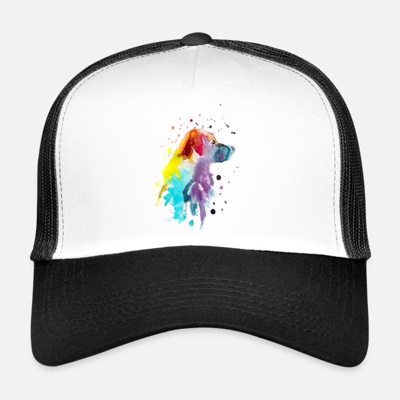 Australian Shepherd - Trucker Cap - Weiß/Schwarz