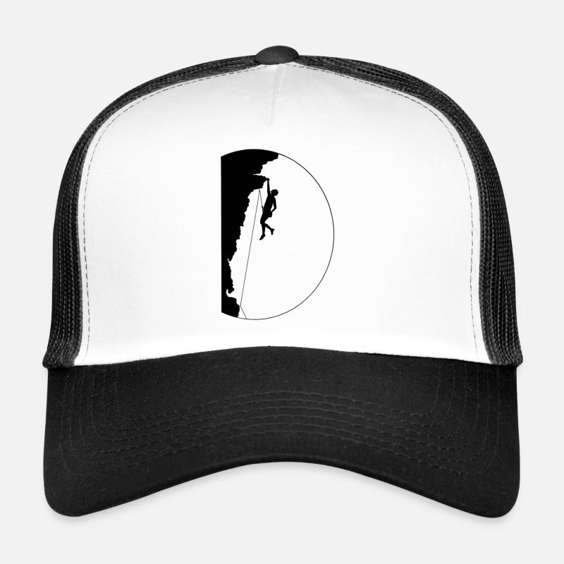 Climb on (He, clear) - Trucker Cap - Weiß/Schwarz