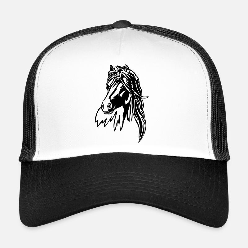 Horse Head Trucker Cap