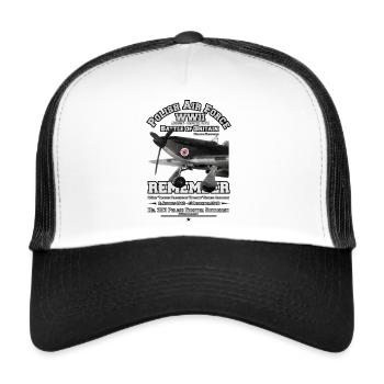 Squadron 303 Hawker Hurricanes - polish air force - Casquette trucker  - blanc/noir - Devant