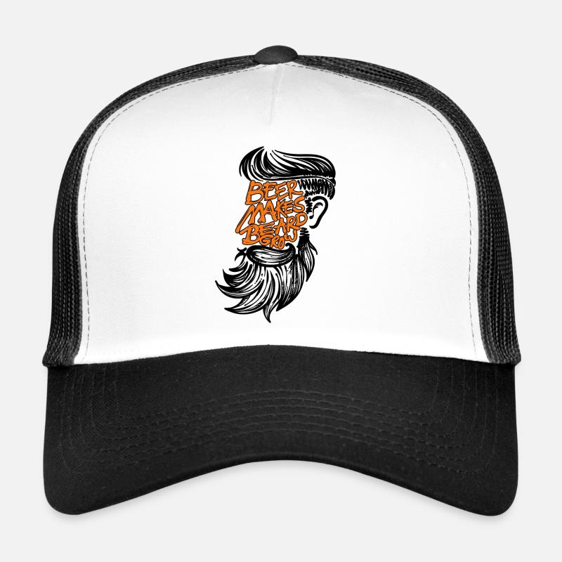 Beard Statement Humorous Full Beard Beard Wearer Trucker Cap
