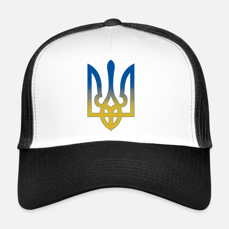 Symbole du drapeau de l’Ukraine - Drapeau de l’Ukraine Casquette trucker 