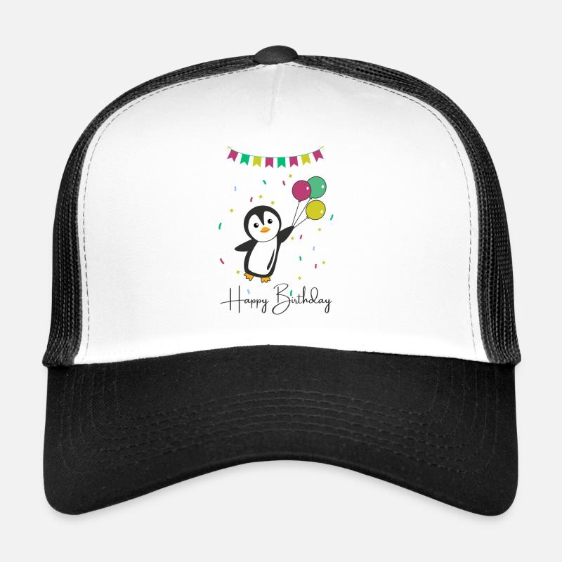 Penguin vous souhaite un joyeux anniversaire Penguine Casquette trucker 