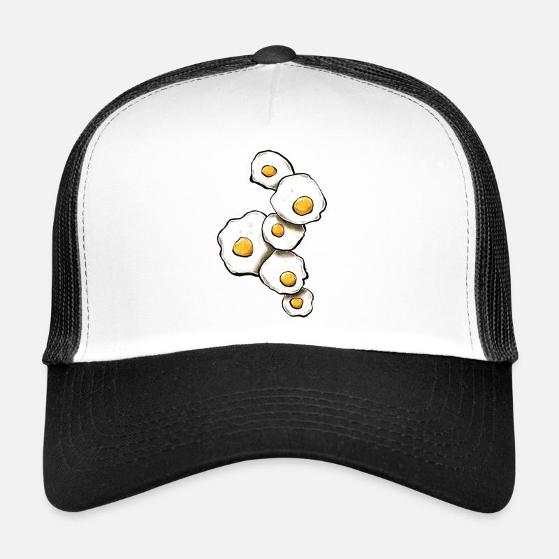 Spiegeleier - Trucker Cap - Weiß/Schwarz