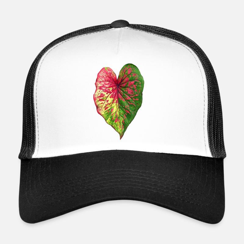 Caladium _ الكلاديوم _ Kaladie - Trucker Cap - white/black