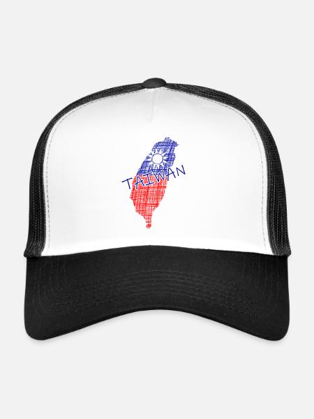 Taiwan taipeh - Trucker Cap - Weiß/Schwarz