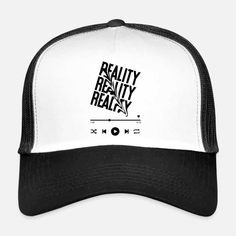 Music Design - Trucker Cap - Weiß/Schwarz