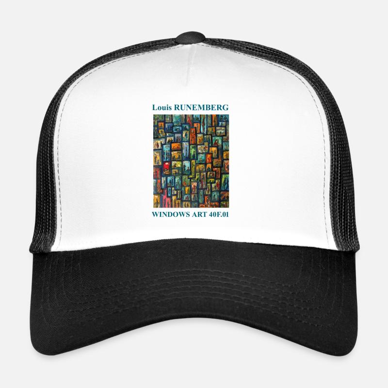 WINDOWS ART 40F.01 LOUIS RUNEMBERG ADAGP Casquette trucker 