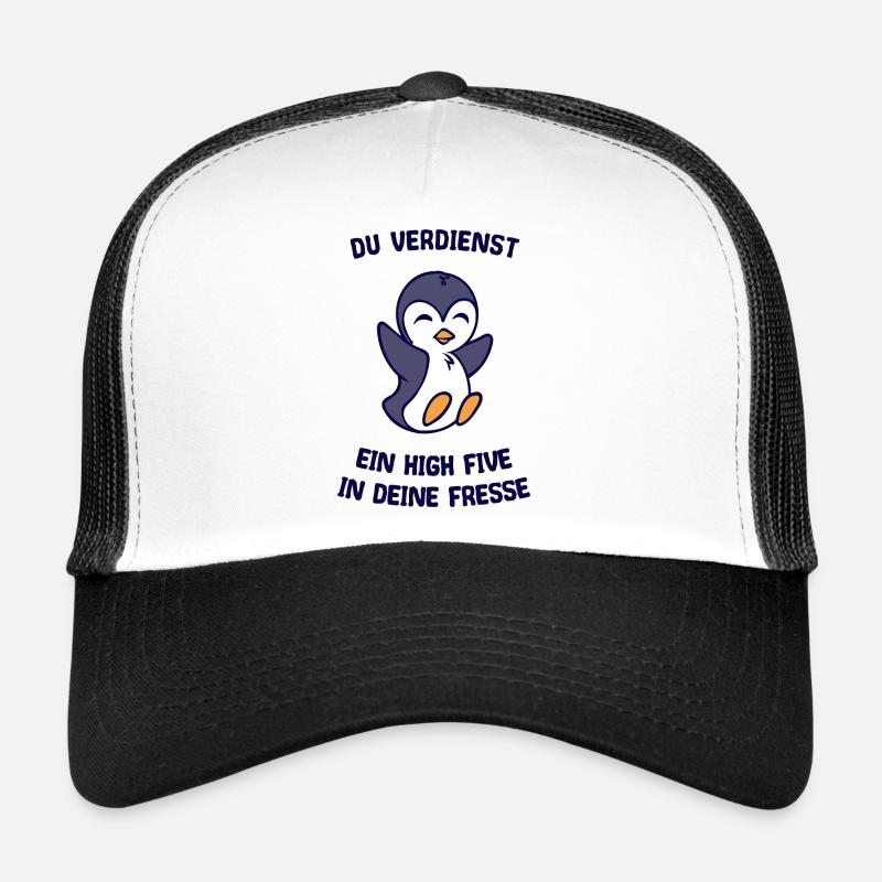 Vogel Tier Humorvoll Pinguin Statement Arktis Trucker Cap