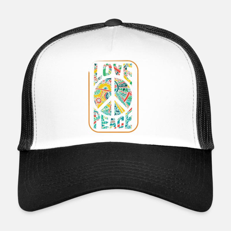 Amour et Paix Liberté Casquette trucker 