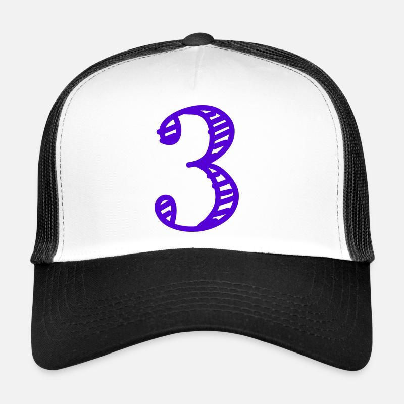 3 YEARS. 3RD ANNIVERSARY. BIRTHDAY 3 YEARS. THREE Trucker Cap
