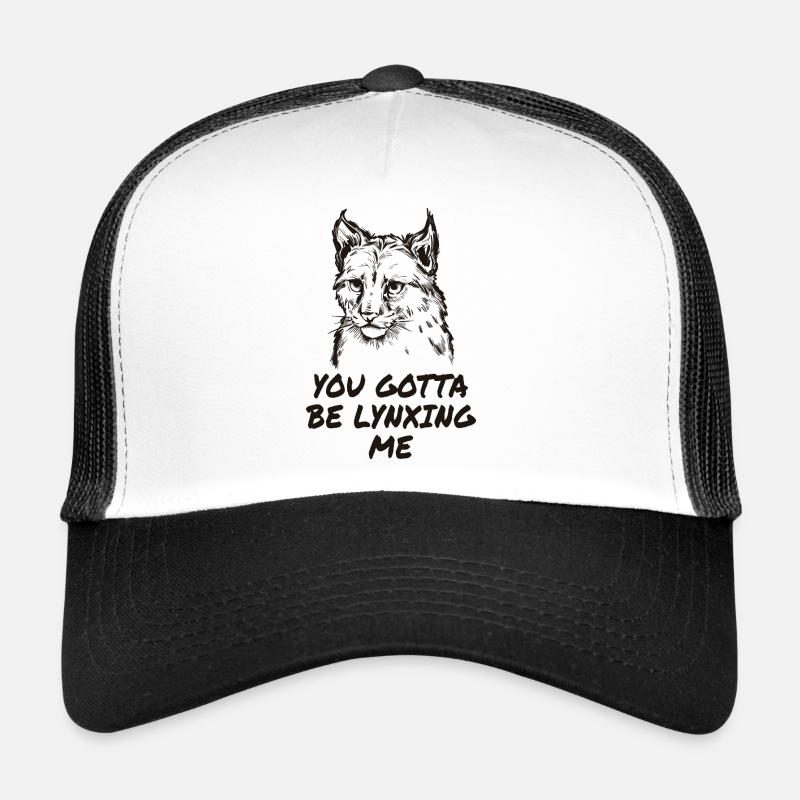Lynx - Casquette trucker  - blanc/noir