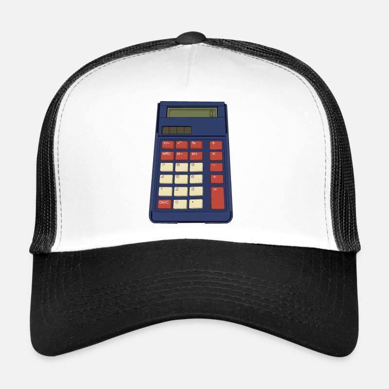 80's 90's Calculator Math School Nostalgia Trucker Cap