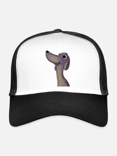 Funny dog - Trucker Cap - white/black