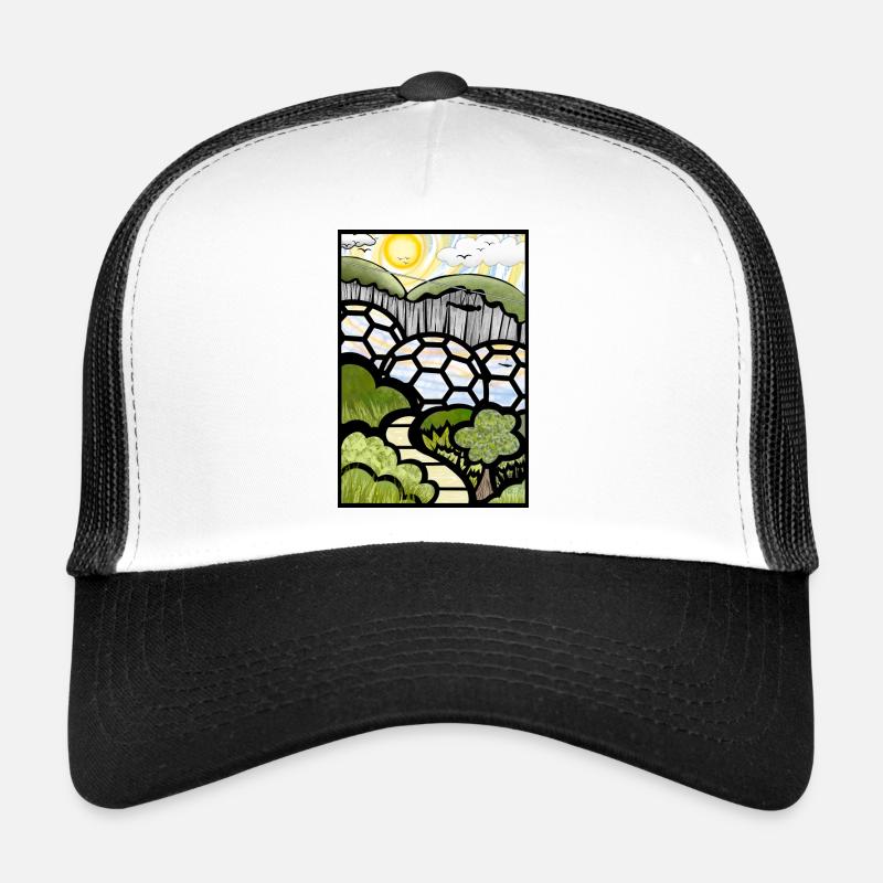 Eden - Trucker Cap - Weiß/Schwarz