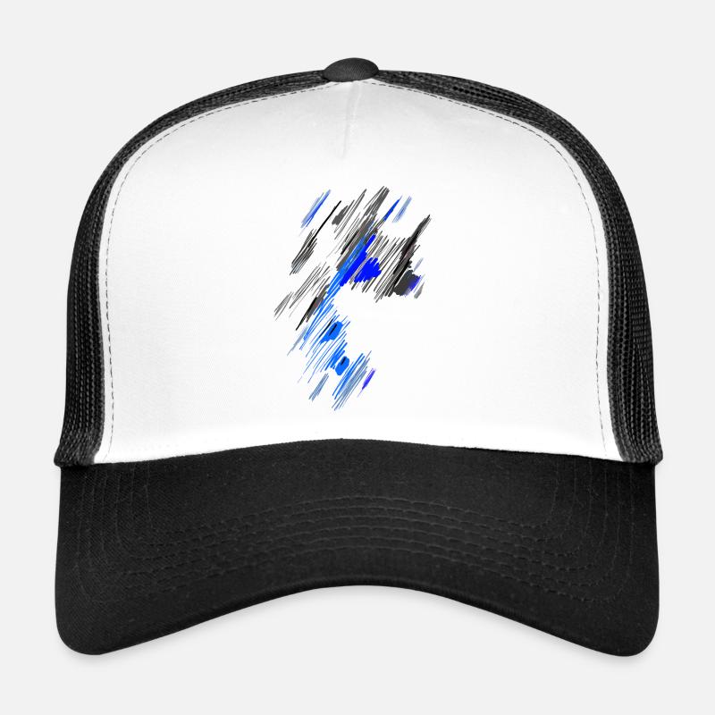 Texture des couleurs - Graphiques d’arrière-plan Casquette trucker 