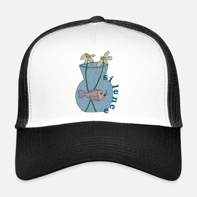 fisch im glas gewebe Trucker Cap