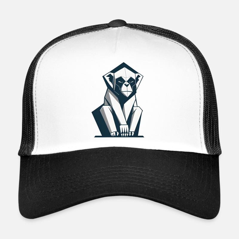 Abstract Monkey Trucker Cap