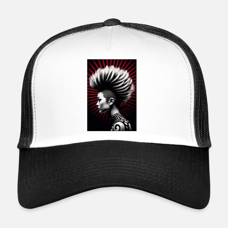 Fille mohawk Casquette trucker 