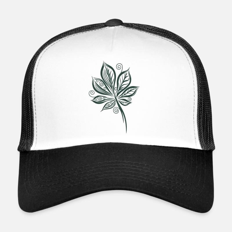 Feuille de châtaignier Châtaignier Casquette trucker 