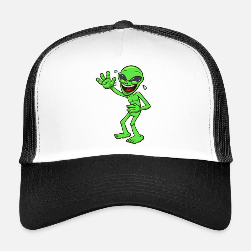 Laughing Alien Trucker Cap