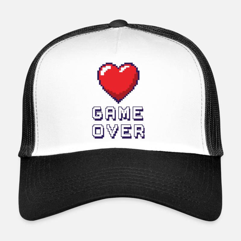Game Over violet Casquette trucker 