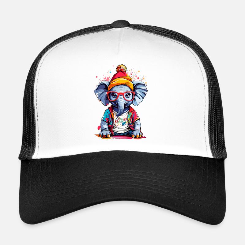 Éléphant cool Casquette trucker 