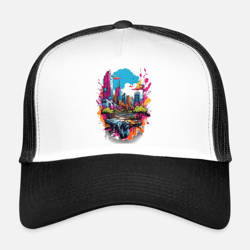 Paysage urbain Casquette trucker 