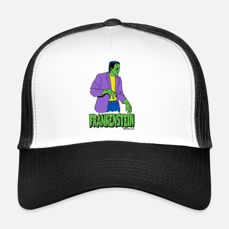 Universal Monsters Frankenstein L'écriture Verte Casquette trucker 