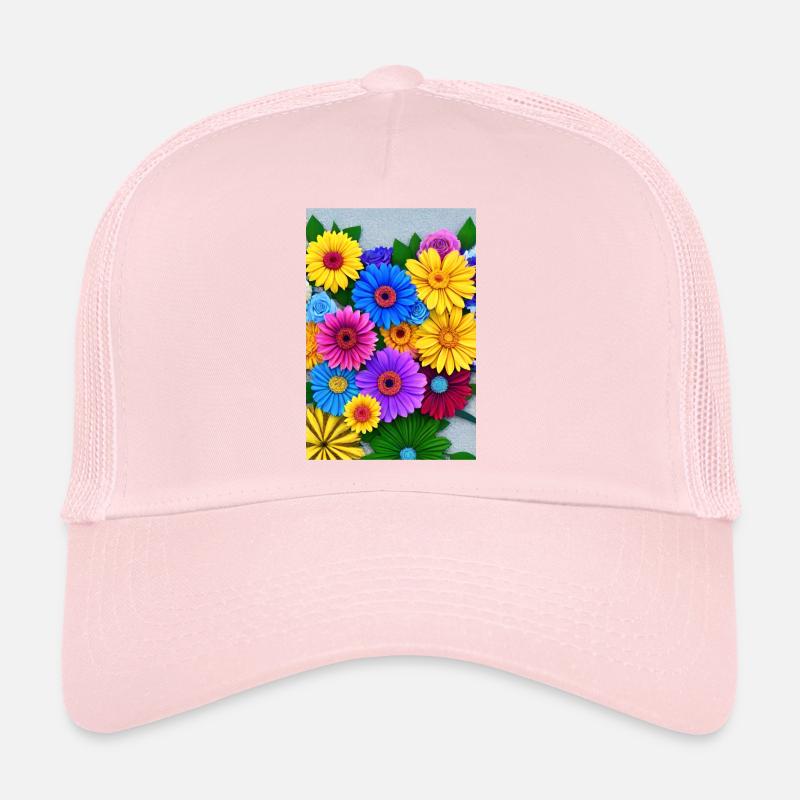 Multi Blumen Trucker Cap