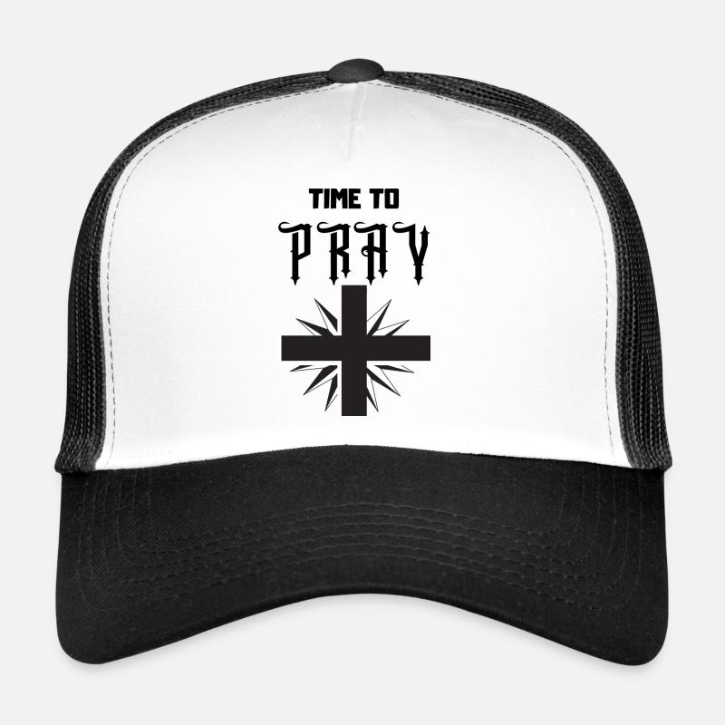 Time to Pray - Trucker Cap - white/black