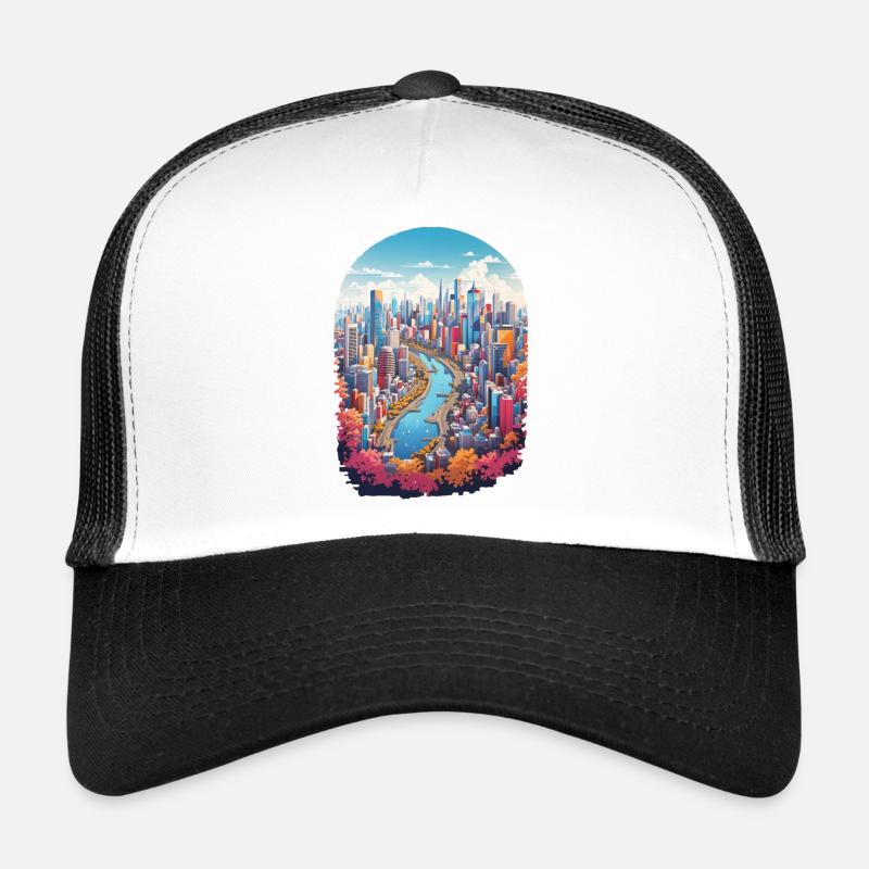 Paysage urbain Casquette trucker 