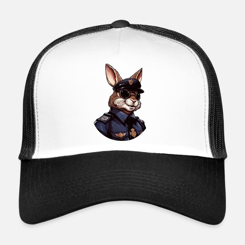 Police des lapins Casquette trucker 