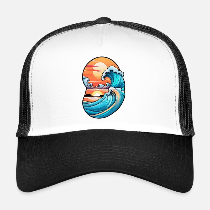vague - été - vacances Casquette trucker 