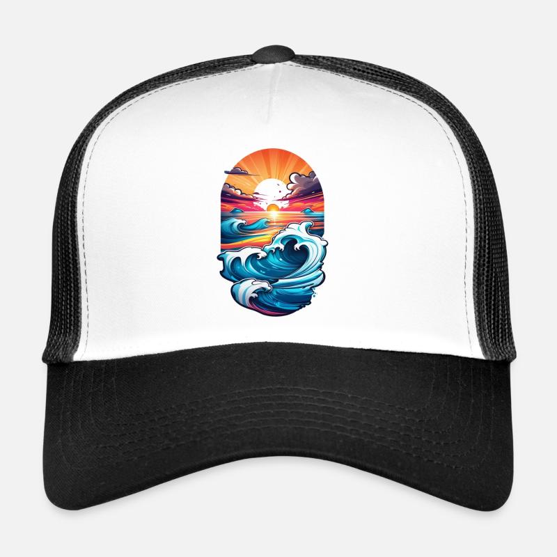 vague - été - vacances Casquette trucker 
