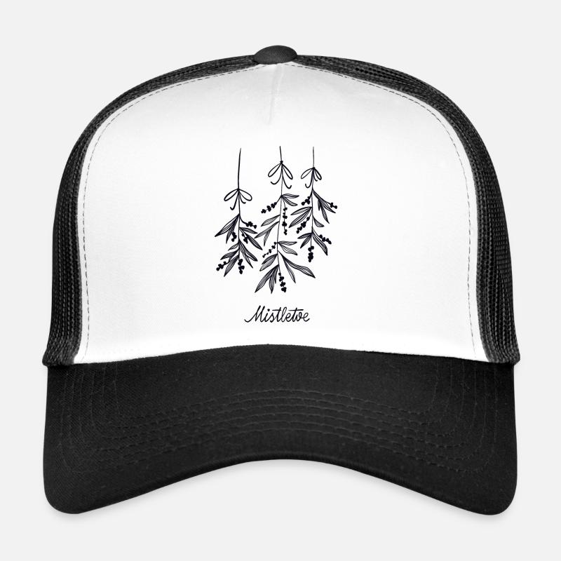 Mistletoe - Trucker Cap - white/black