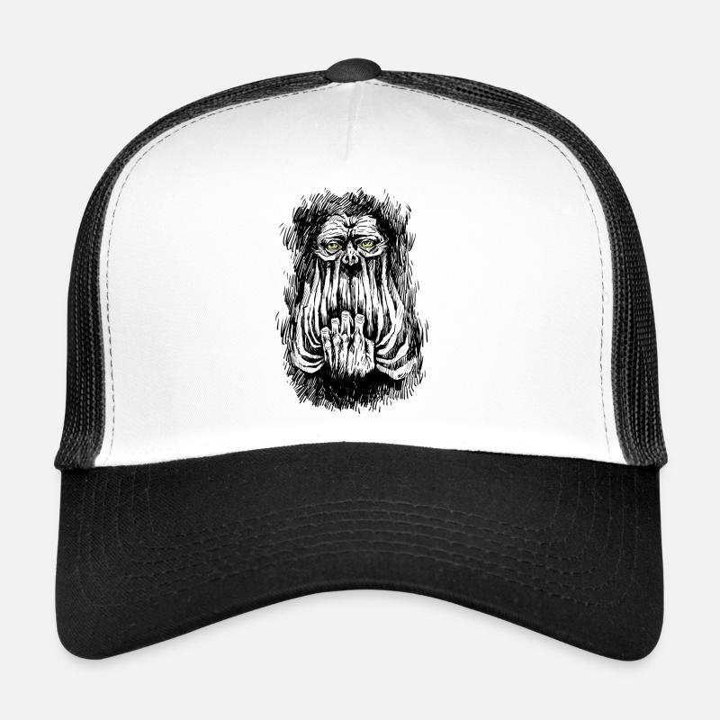 LEISES SCREM - Trucker Cap - Weiß/Schwarz
