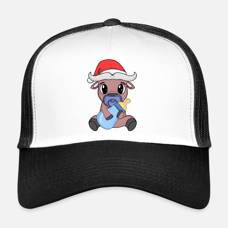 Bœuf bébé Noël Casquette trucker 