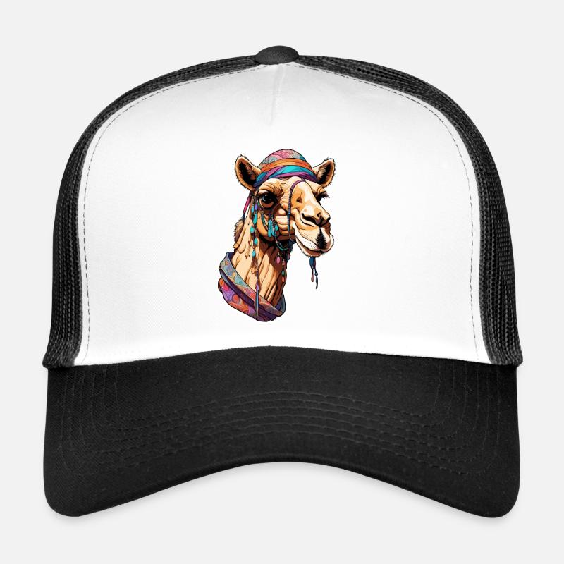 Chameau / Désert / Sable / Nomades / Balade à cheval / Casquette trucker 