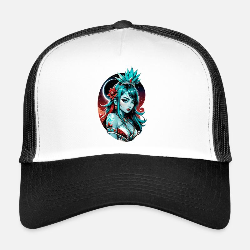 princesse indienne - aztek Casquette trucker 