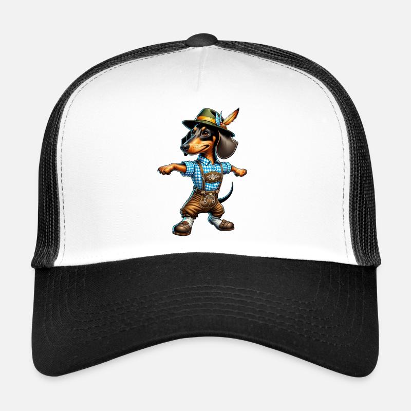 Dachshund dog Bayern Trucker Cap