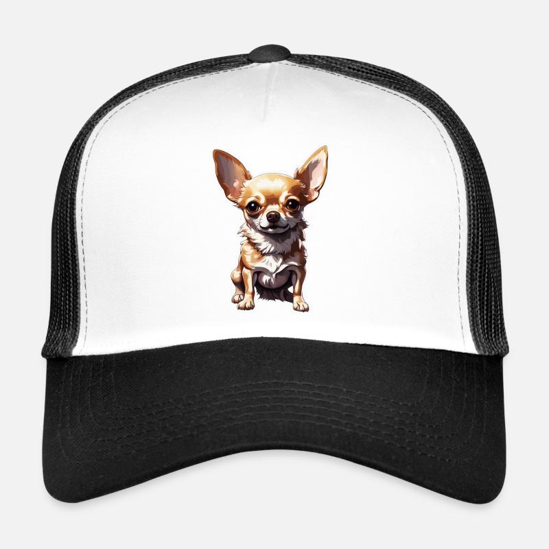 Chihuahua / small dog / animal / tiny / breed Trucker Cap